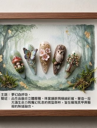 3D創意凝膠美甲組(靜態組)