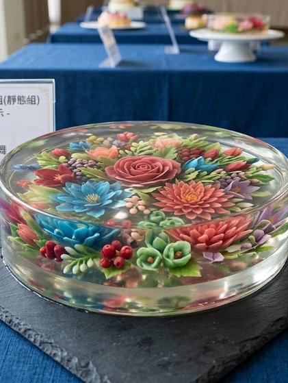 藝術果凍花組(靜態組)